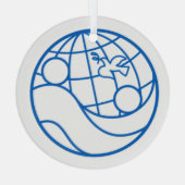 EWB-USA Glass Holiday Ornament (Achterkant)