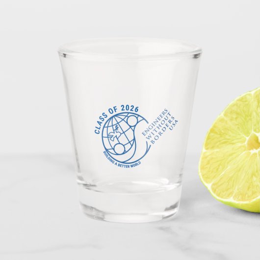 EWB-USA Klas van 2026 Shotglas Shot Glas (Voorkant)