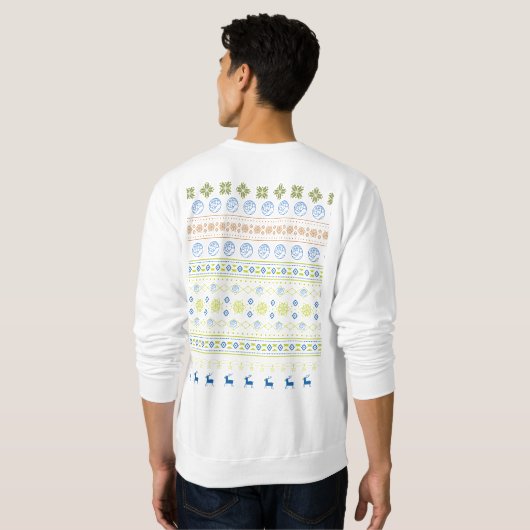 EWB-USA Mannen/ Unisex Vakantie Sweatshirt (Achterkant volledig)
