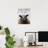 Ewe die me DeNiro Sheep bekijken Poster (Thuiskantoor)