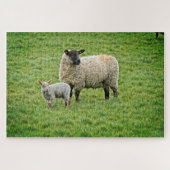 Ewe en Lamb Legpuzzel (Horizontaal)
