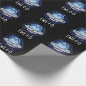 Ewe-F-O Funny UFO Pun Dark BG Cadeaupapier (Hoek)