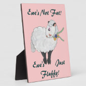 Ewe is geen Vet, Ewe's Fluffy! Fotoplaat (Zijkant)