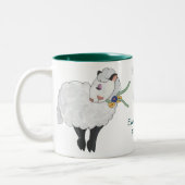 Ewe is geen Vet, Ewe's Fluffy! Tweekleurige Koffiemok (Links)