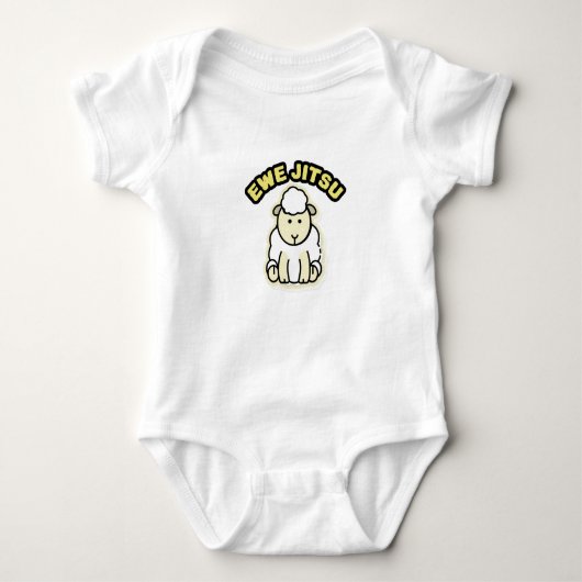 Ewe Jitsu Sheep Romper (Voorkant)