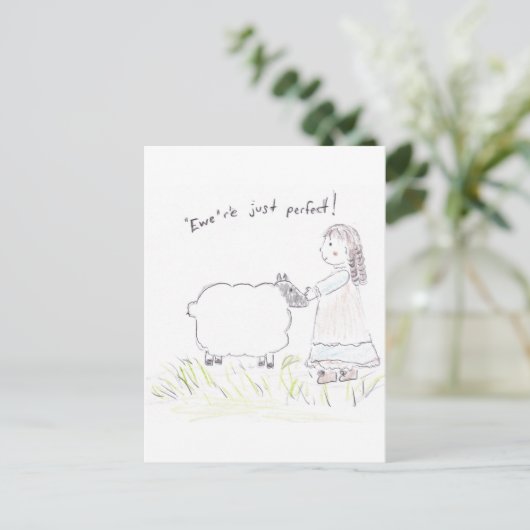 Ewe_Perfect Briefkaart (Staand voorkant)