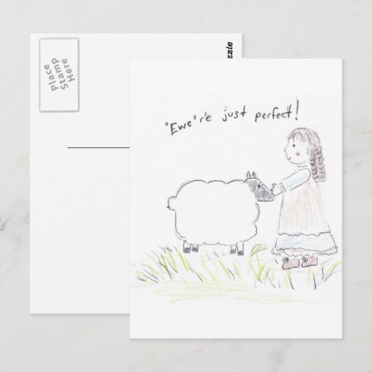 Ewe_Perfect Briefkaart (Voorkant / Achterkant)