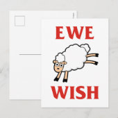Ewe Wish Briefkaart (Voorkant / Achterkant)