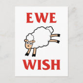 Ewe Wish Briefkaart (Voorkant)