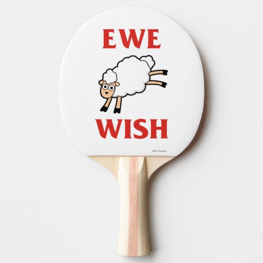 Ewe Wish Tafeltennisbatje (Voorkant)