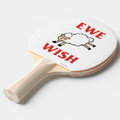 Ewe Wish Tafeltennisbatje (Voorkant Gekanteld)