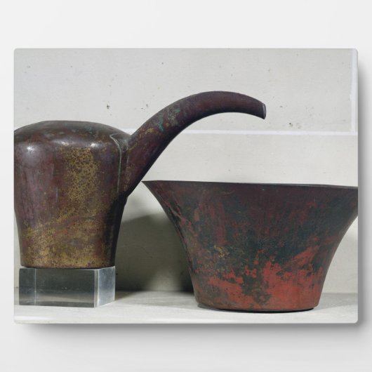 Ewer en bassin (koper) fotoplaat (Voorkant)