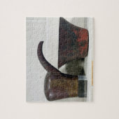 Ewer en bekken (koper) legpuzzel (Verticaal)