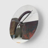 Ewer en bekken (koper) ronde klok (Hoek)