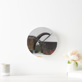 Ewer en bekken (koper) ronde klok (Huis)