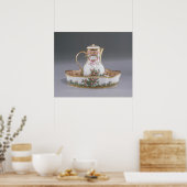 Ewer en bekken, vervaardigd in Parijs Poster (Keuken)