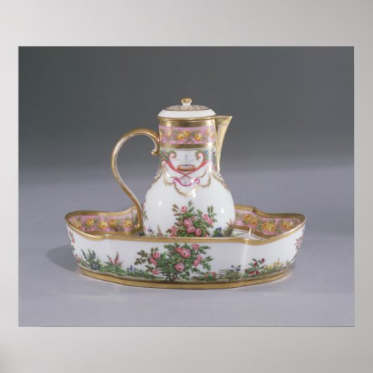 Ewer en bekken, vervaardigd in Parijs Poster (Voorkant)