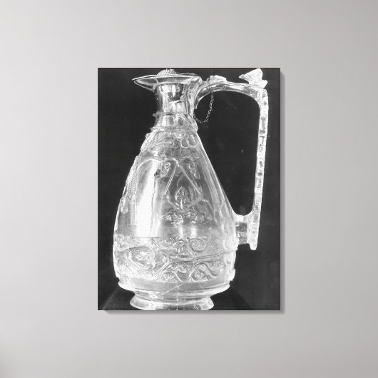 Ewer met vogels van de schatkist van canvas afdruk (Voorkant)