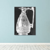 Ewer met vogels van de schatkist van canvas afdruk (Insitu (Houten vloer))