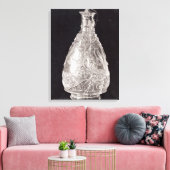 Ewer met vogels van de schatkist van canvas afdruk (Insitu (Woonkamer))