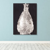 Ewer met vogels van de schatkist van canvas afdruk (Insitu (Houten vloer))