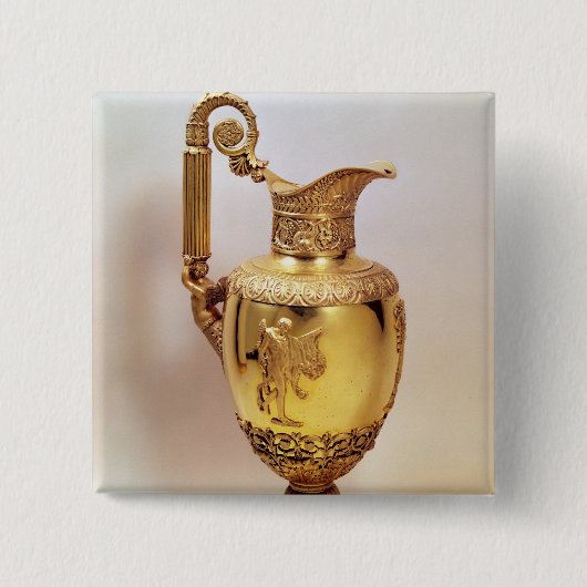 Ewer Vierkante Button 5,1 Cm (Voorkant)