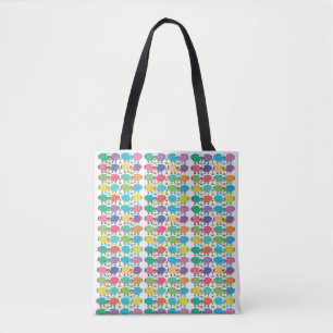Ewes in Hues Canvas tas