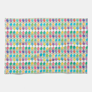 Ewes in Hues Tea Towels, Kitchen Towel Theedoek