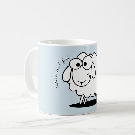 Ewe's niet-vette Mok (Voorkant links)