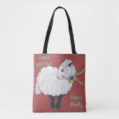 Ewe's not Fat Tote Bag (Voorkant)