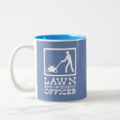 EWETENSCHAPPELIJK pictogram van de LAWN Tweekleurige Koffiemok (Links)