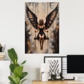 Ewige Nachtengel Poster (Thuiskantoor)