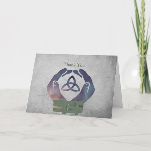 Ewigheid Handfasting Dankkaart Bedankkaart (Voorkant)