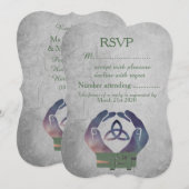 Ewigheids Handfasting RSVP Retourkaart Kaart (Voorkant / Achterkant)