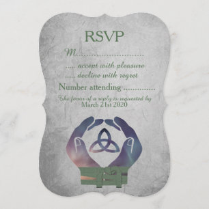 Ewigheids Handfasting RSVP Retourkaart Kaart