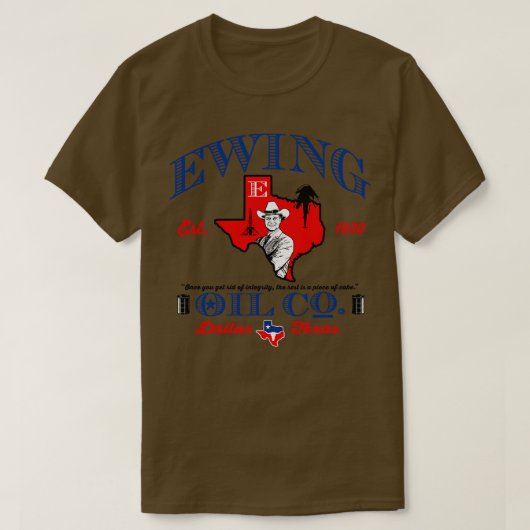 Ewing Oil Co T-shirt (Design voorkant)