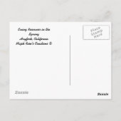 Ewing Reservoir in de lente... Briefkaart (Achterkant)