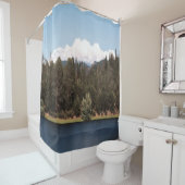 Ewing Reservoir in het voorjaar...... Douchegordijn (In situ)