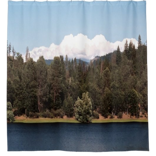 Ewing Reservoir in het voorjaar...... Douchegordijn (Voorkant)