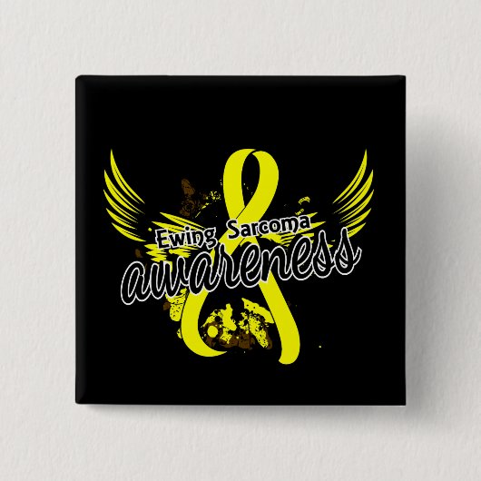 Ewing Sarcoma Awareness 16 Vierkante Button 5,1 Cm (Voorkant)