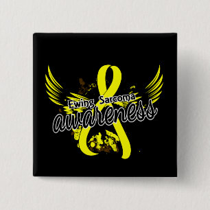 Ewing Sarcoma Awareness 16 Vierkante Button 5,1 Cm