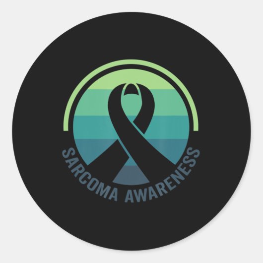 Ewing Sarcoma Cancer Awareness Ronde Sticker (Voorkant)