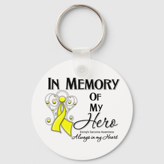 Ewing Sarcoma ter nagedachtenis van mijn Hero Sleutelhanger (Voorkant)