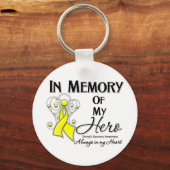 Ewing Sarcoma ter nagedachtenis van mijn Hero Sleutelhanger (Voorkant)