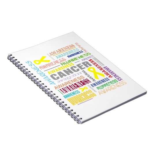 Ewings Sarcoma Awareness Collage Notitieboek (Rechterzijde)