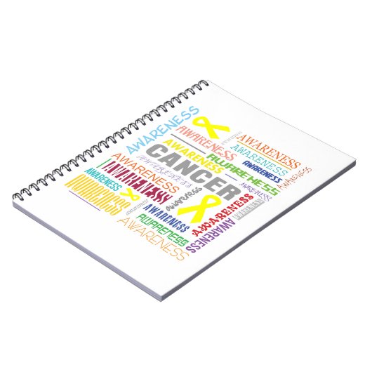 Ewings Sarcoma Awareness Collage Notitieboek (Linkerzijde)