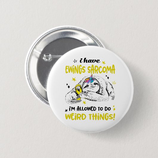 Ewings Sarcoma Awareness Month Ribbon Gifts Ronde Button 5,7 Cm (Voorkant /achterkant)