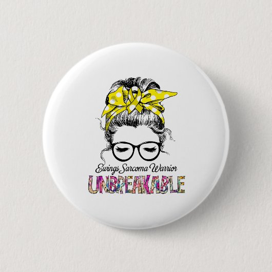 Ewings Sarcoma Awareness Ribbon Support Gifts Ronde Button 5,7 Cm (Voorkant)