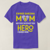Ewings Sarcoma Mam Meest mensen ontmoeten hun man T-shirt (Design voorkant)