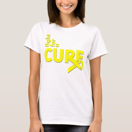 Ewings Sarcoma vecht naar een kuur T-shirt (Voorkant)